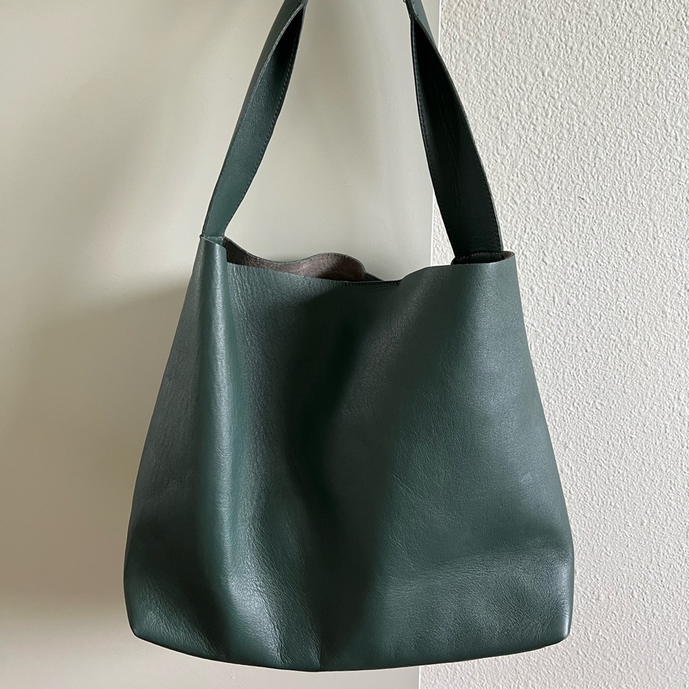 Large Eileen Fisher Everything Bag Green